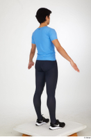  Jorge ballet leggings black sneakers blue t shirt dressed sports standing whole body 0014.jpg